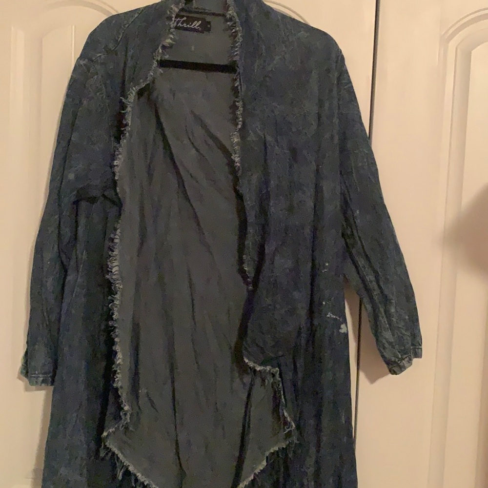 Denim over piece